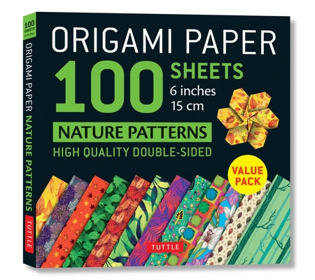 Origami Paper 100 Sheets Nature Patterns 6 (15 CM): Tuttle Origami Paper: Origami Sheets Printed with 12 Different Designs (Instructions for 8 Project by Tuttle Publishing