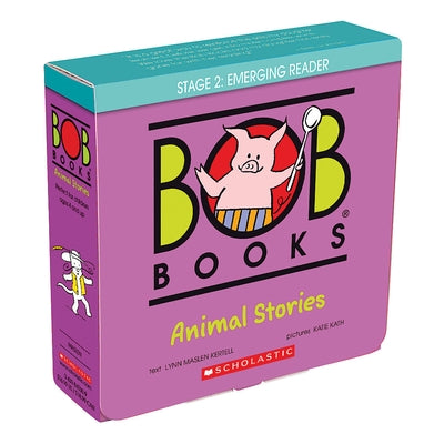 Bob Books - Animal Stories Box Set Phonics, Ages 4 and Up, Kindergarten (Stage 2: Emerging Reader) by Kertell, Lynn Maslen