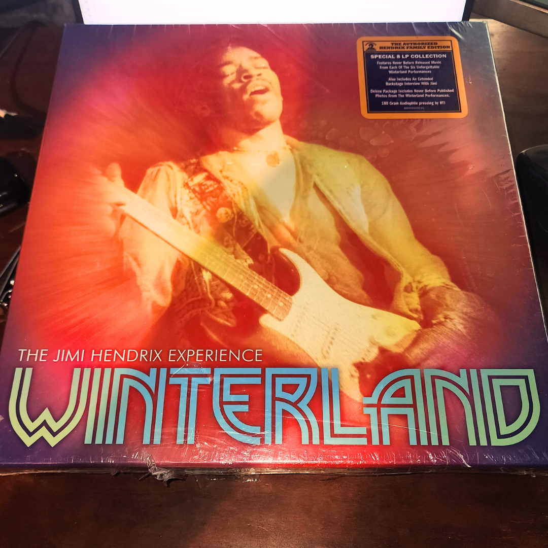 JIMI HENDRIX WINTERLAND RARE NUMBERED 7302, 180GRAM 8 LP BOX +BOOKLET SEALED